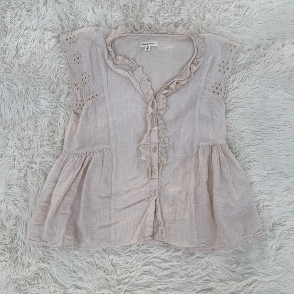 Max Studio Ruffle Blouse - Picture 1 of 6